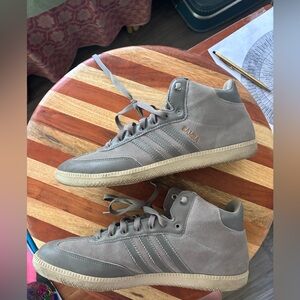 Men's Grey Adidas Sambas Size 11